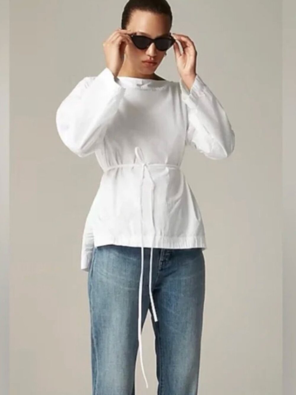 Ciel top in cotton poplin